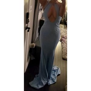 Ice blue gown